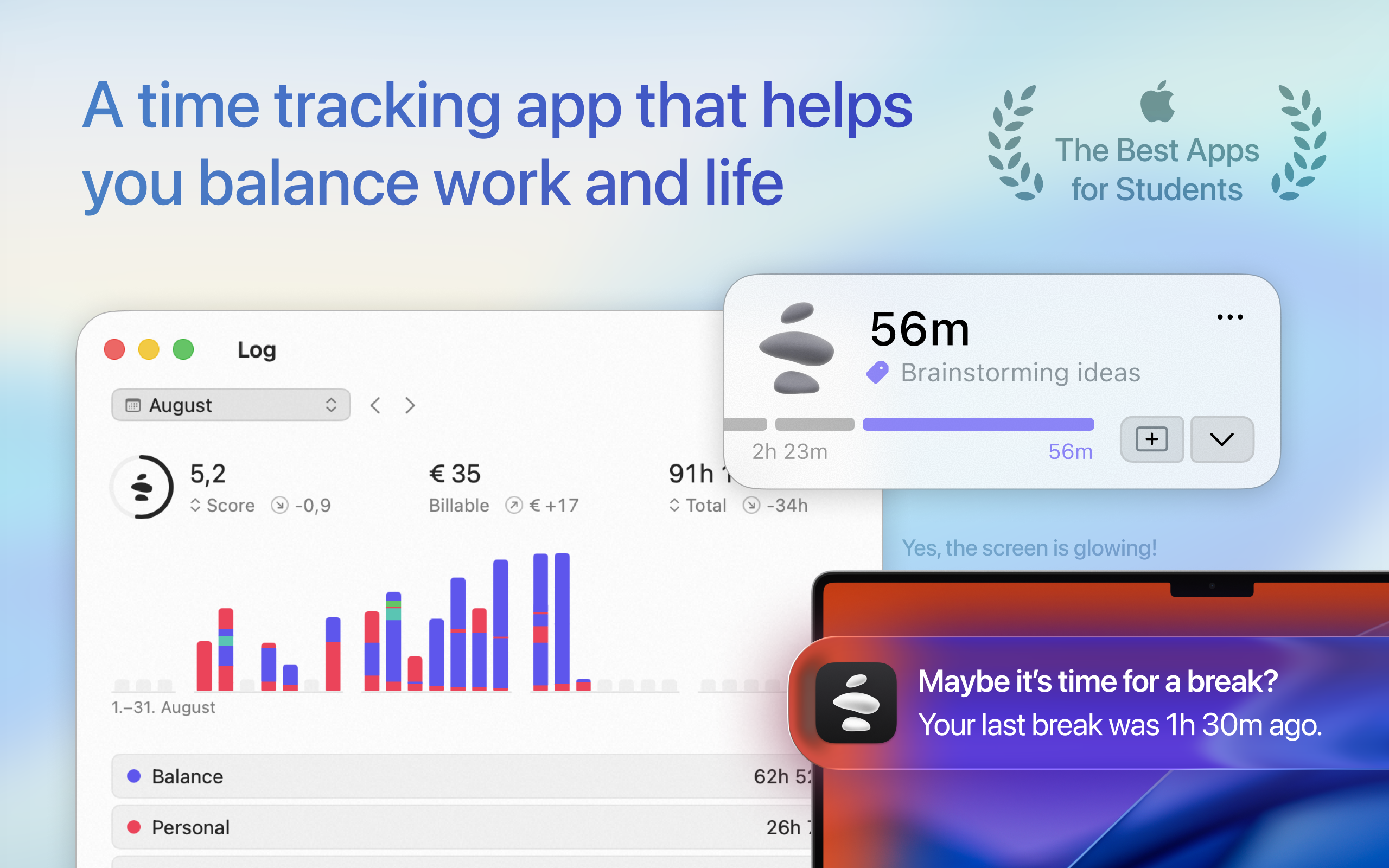 Balance: Mindful time tracking gallery image