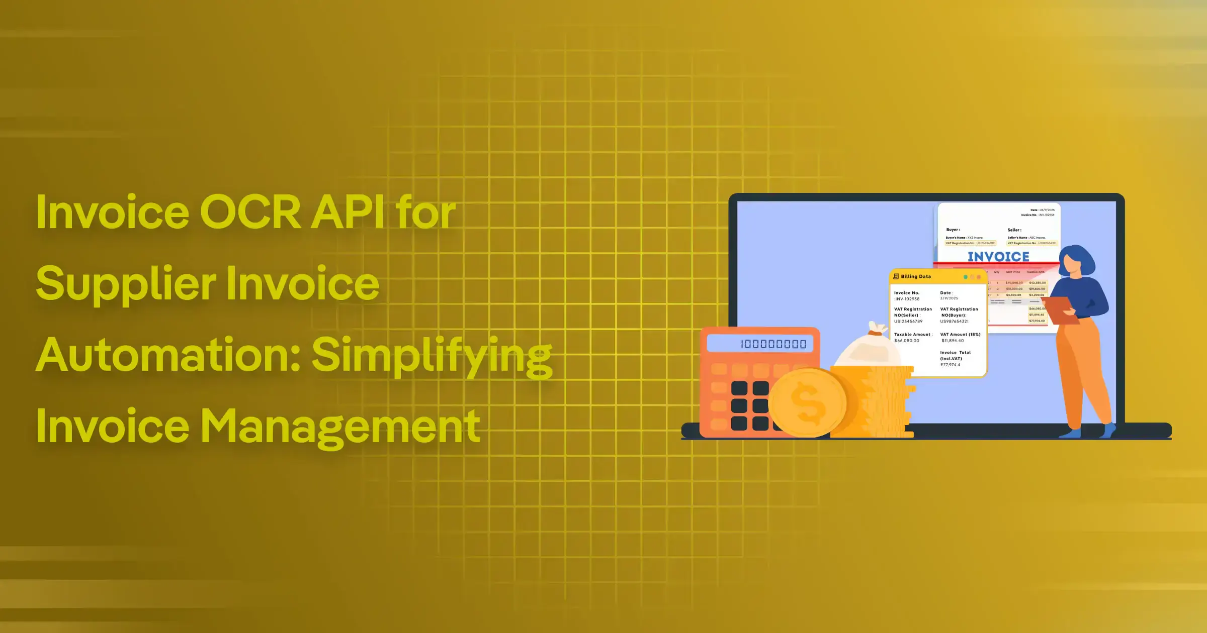 Invoice OCR API For Supplier Invoice 제품 배너