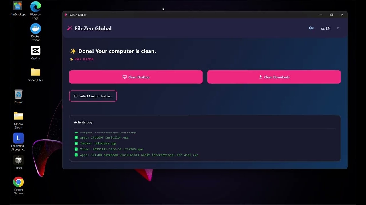 "FileZen: AI File Organizer for Windows" gallery image