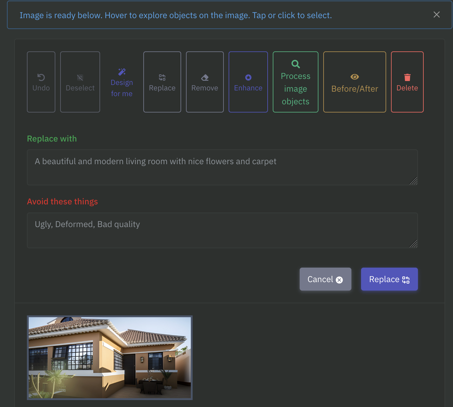 Thehomedecorai - กำหนดพื้นที่ของคุณใหม่ด้วย AI: เพื่อนร่วมงานตกแต่งบ้านของคุณ media 5