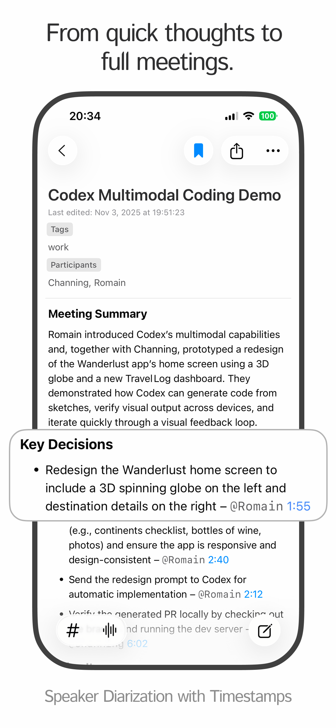 FlickNote - AI Voice Assistant gallery image