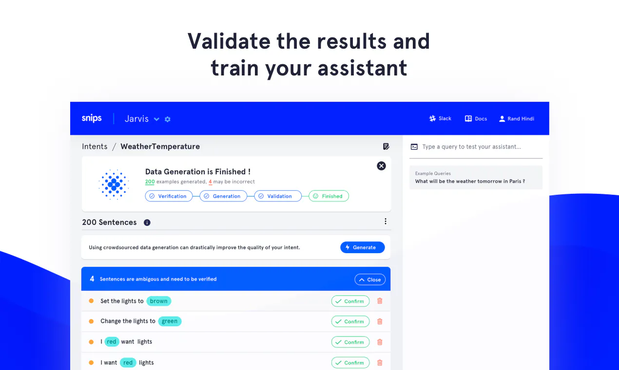 Data Generation by Snips Image