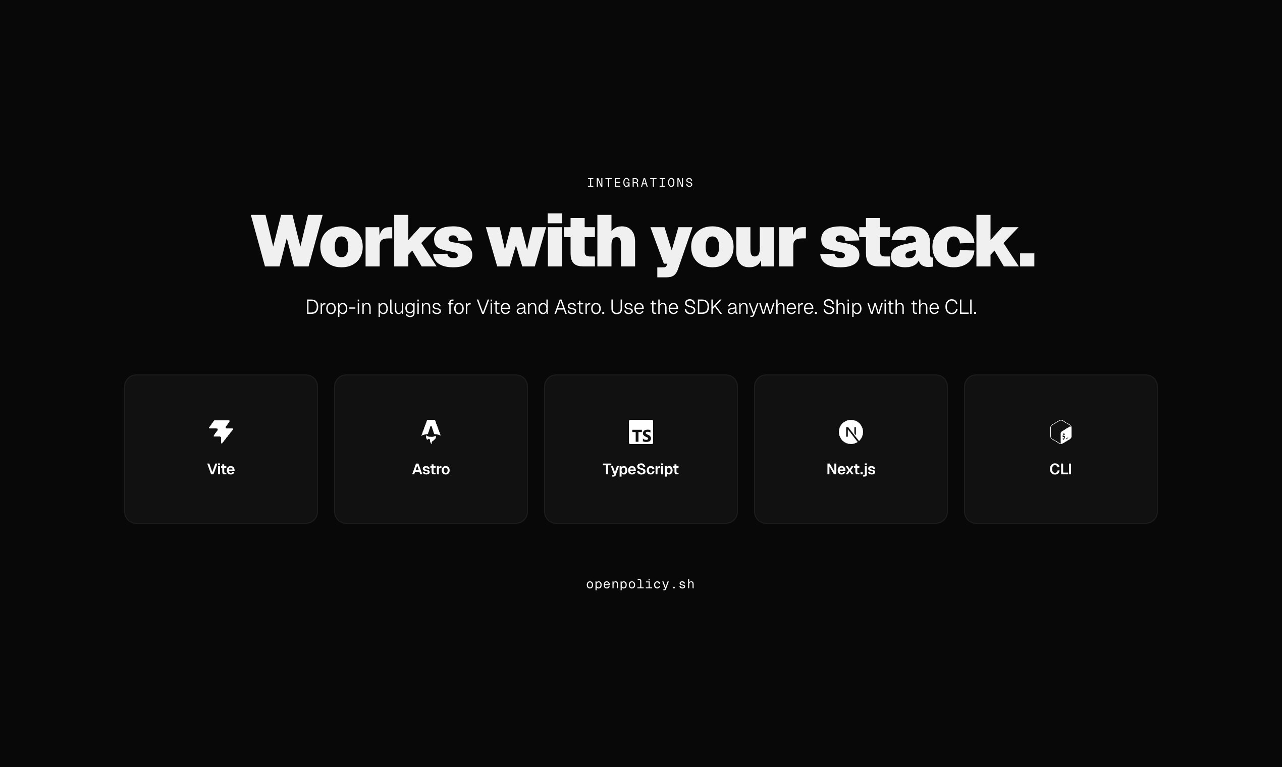 OpenPolicy - Screenshot 3 showing product features and functionality