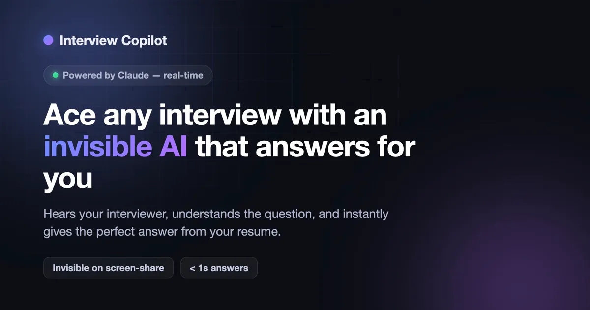 Interview Copilot gallery image