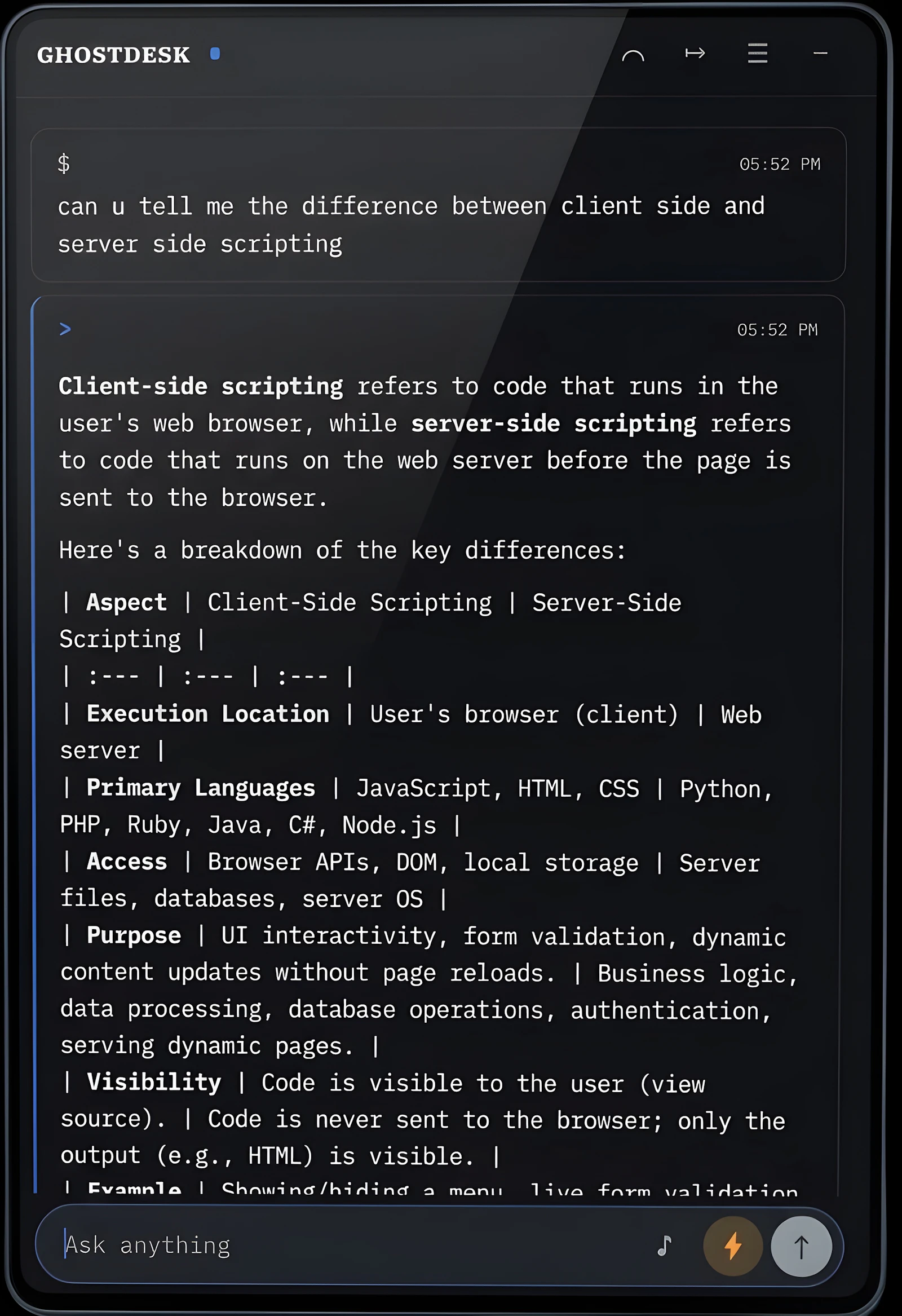 GhostDesk screenshot 1