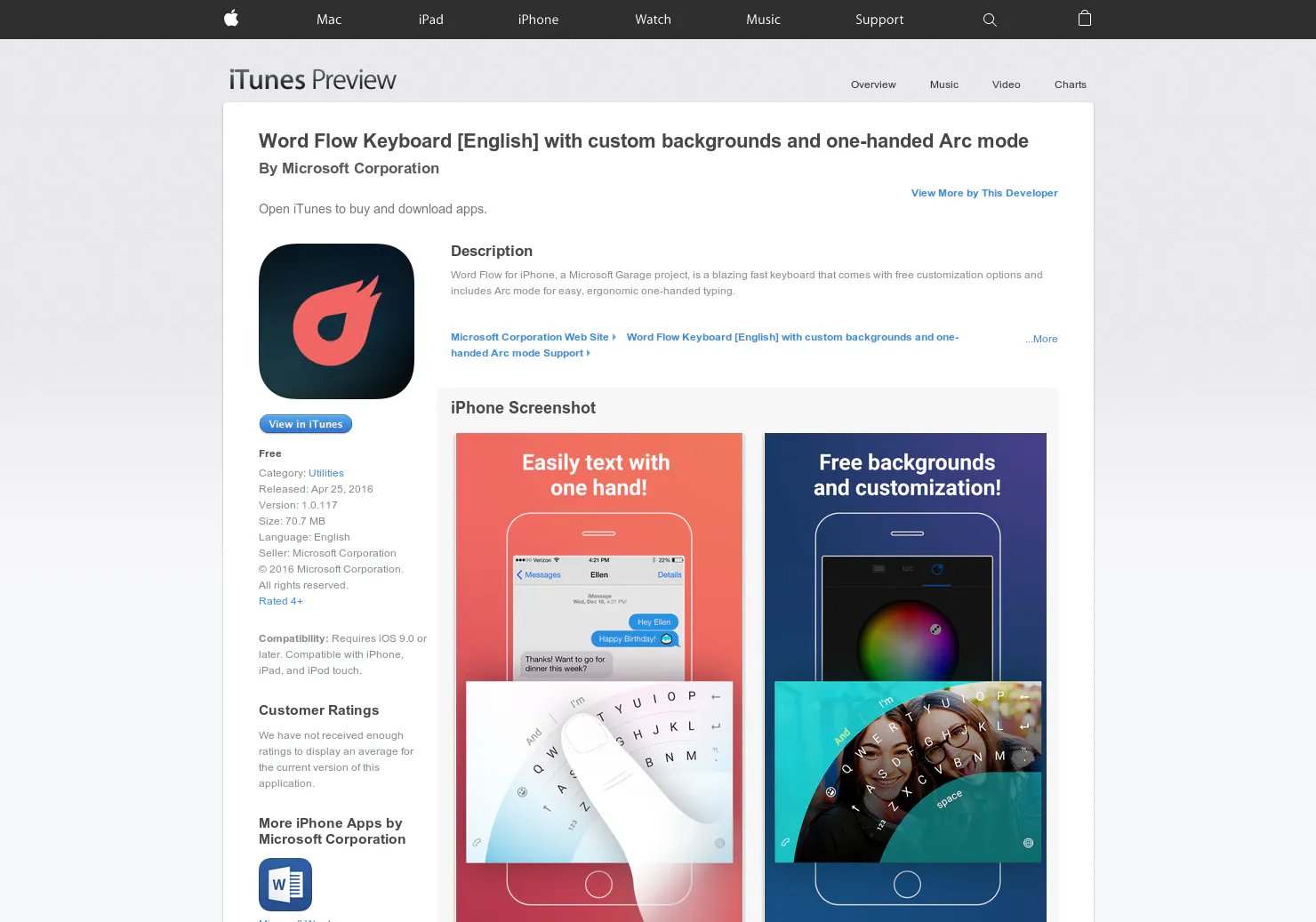 Word Flow Keyboard