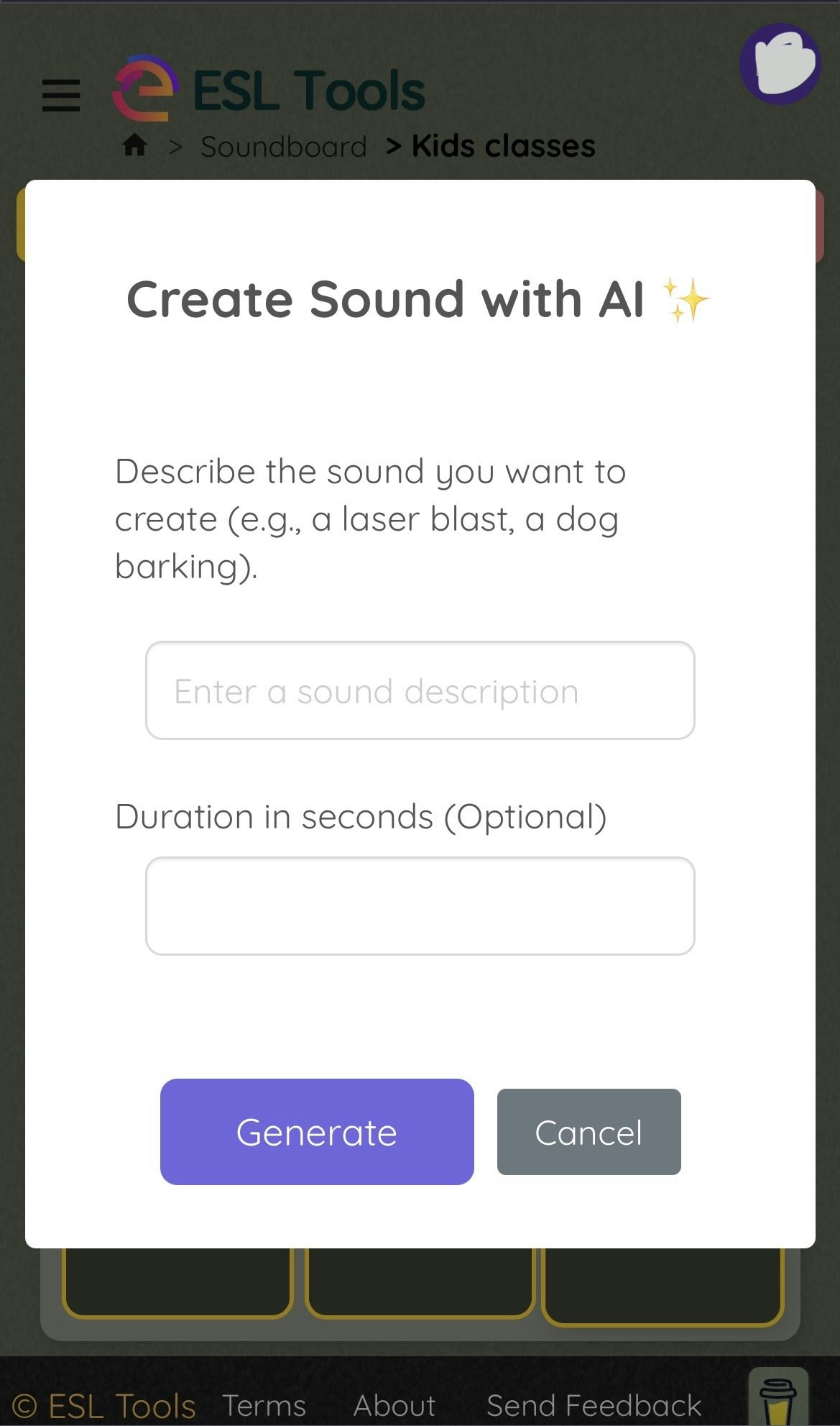 Create your own Soundboard - Screenshot 4 showing product features and functionality