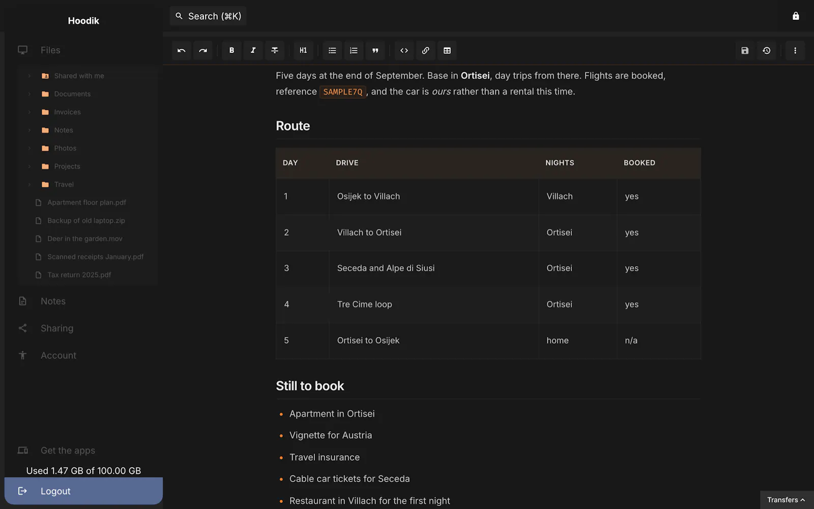 Hoodik Cloud screenshot 3