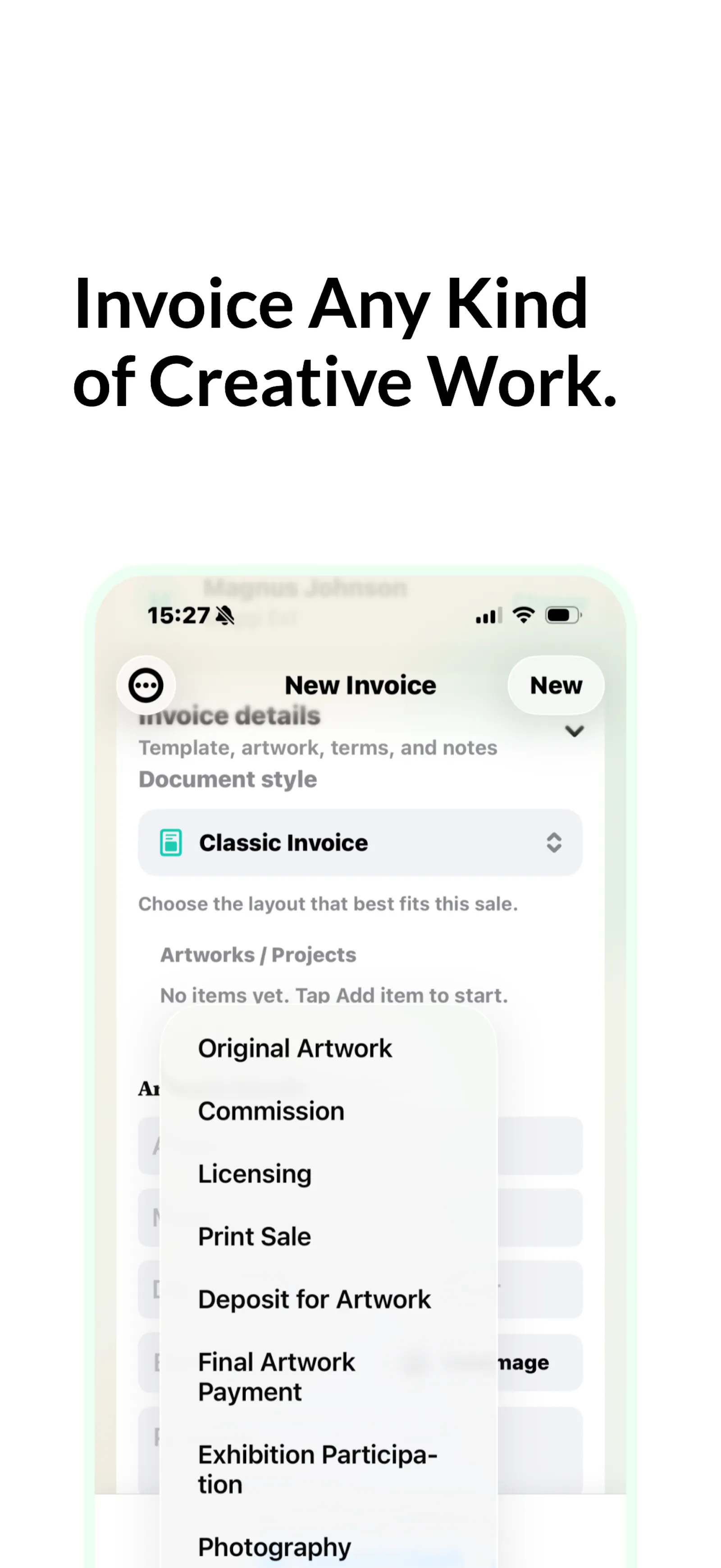 NotaBill Artist screenshot 7