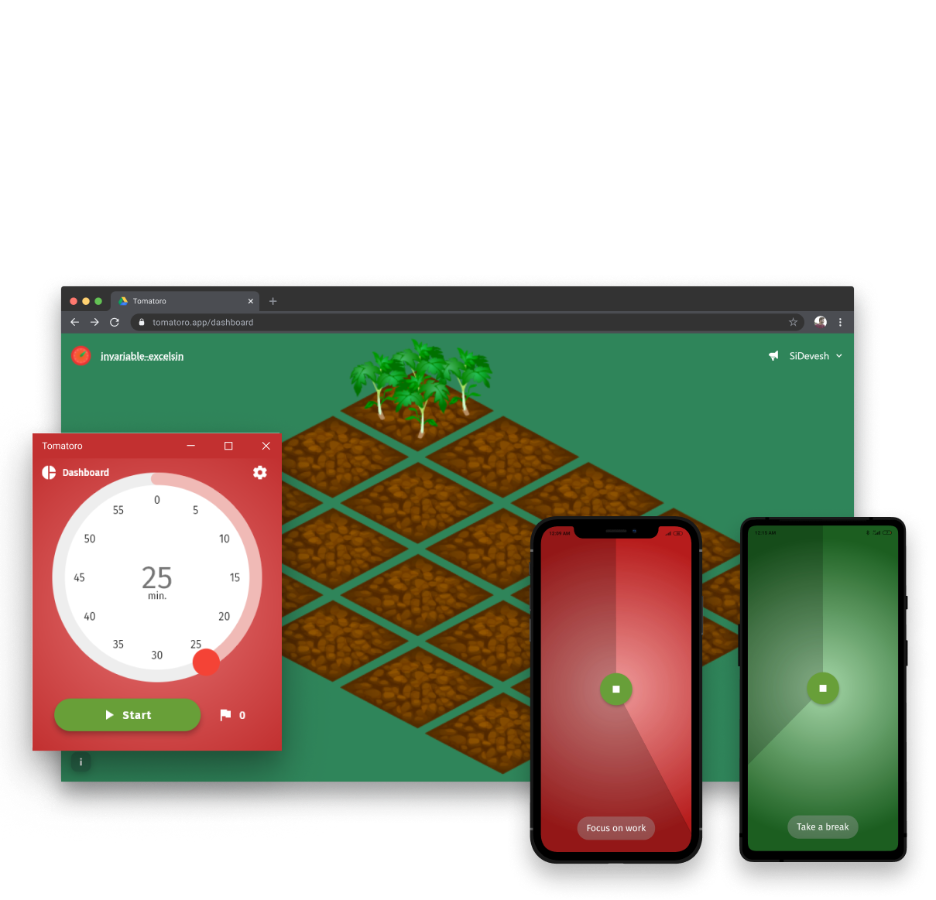 Tomatoro - Cross platform pomodoro timer gallery image