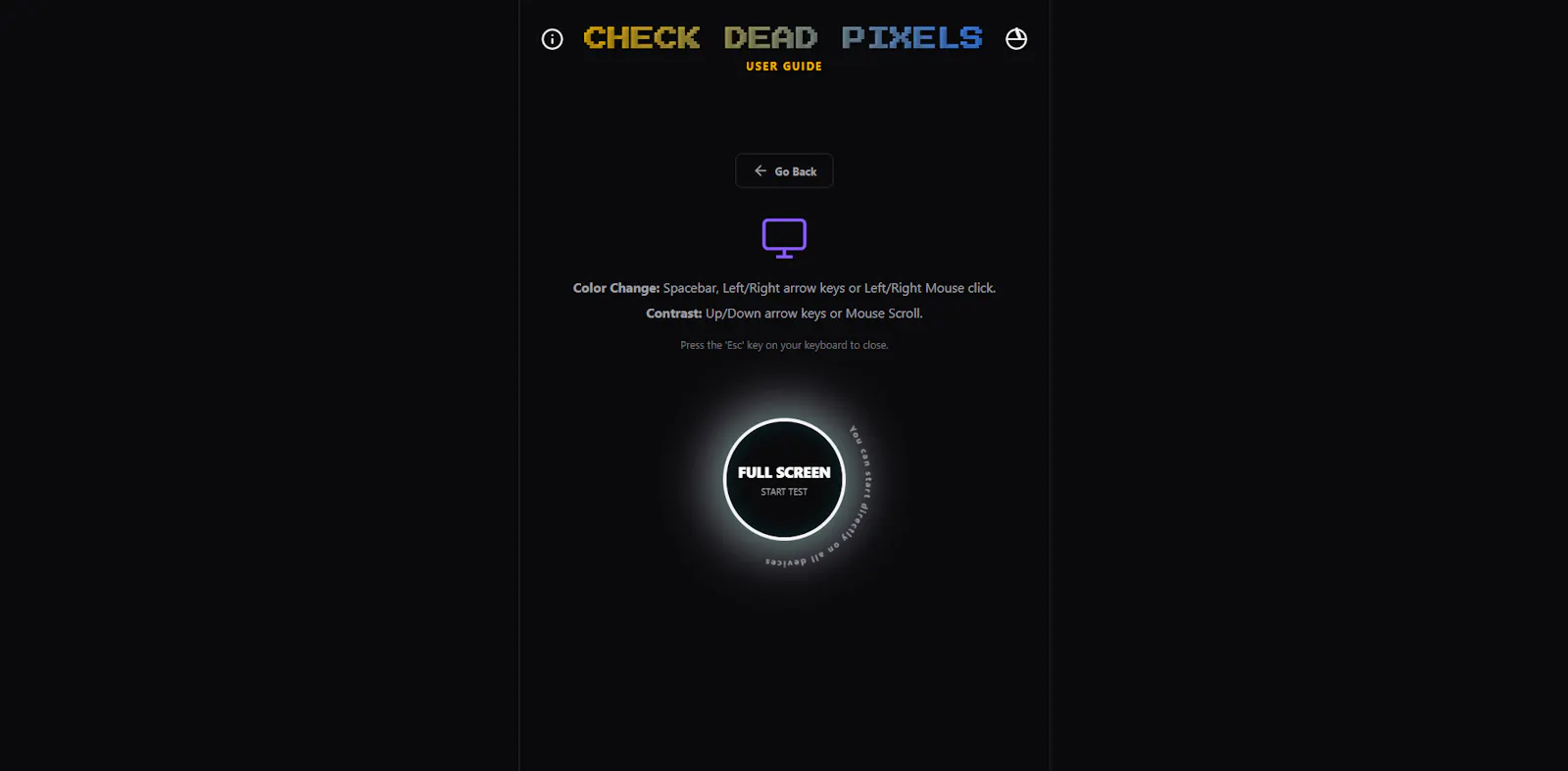 Check dead pixels screenshot 4