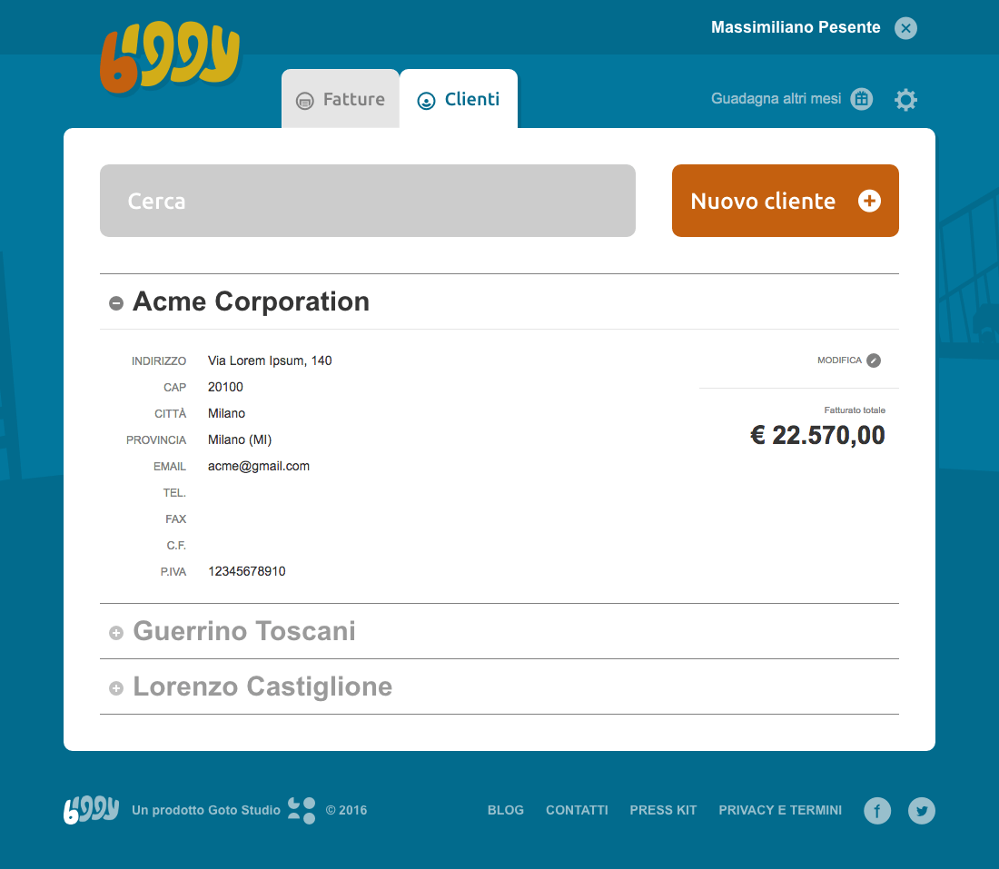 Fattura con Billy gallery image