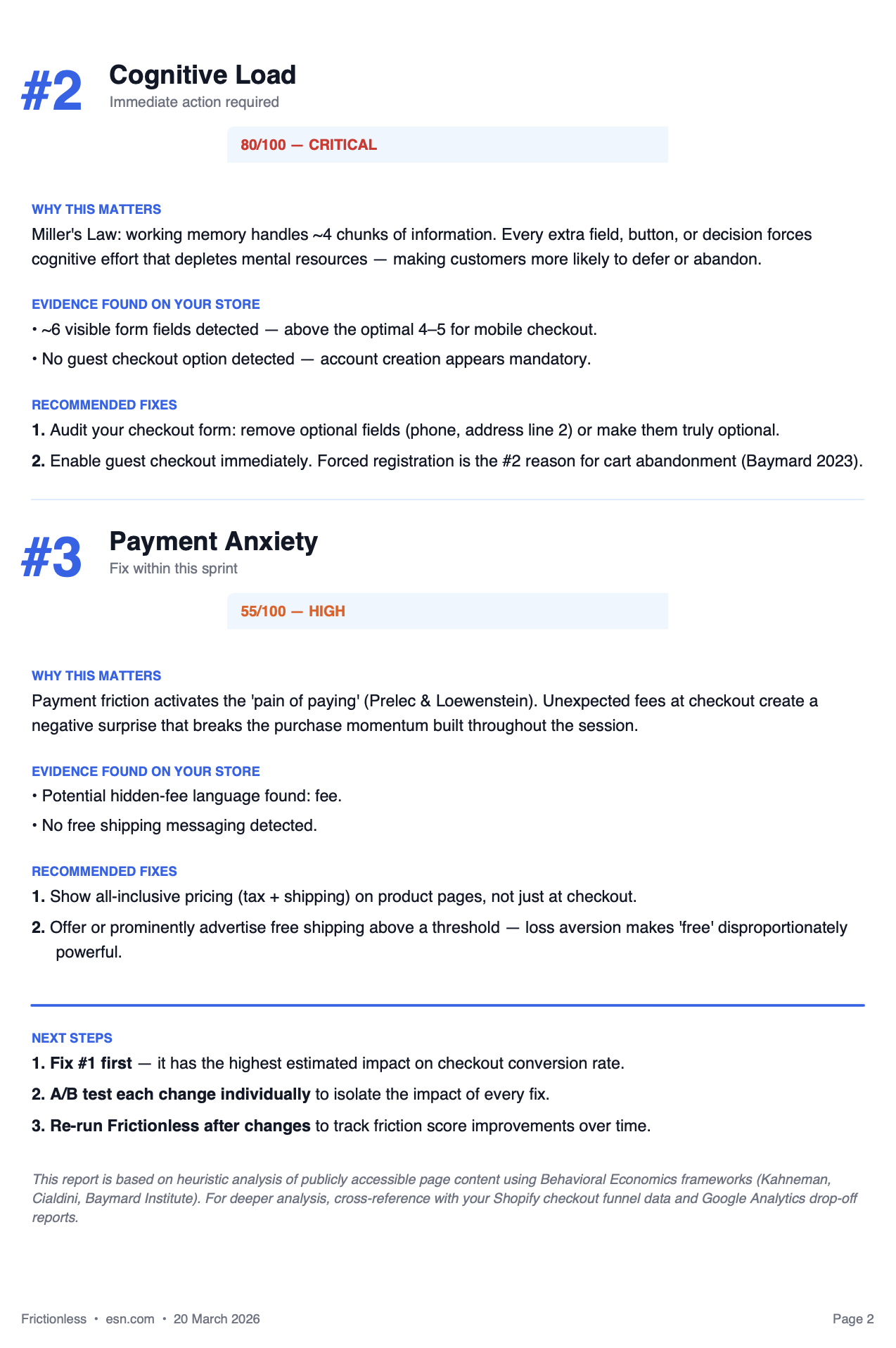 Frictionless — Shopify Checkout Analyzer gallery image