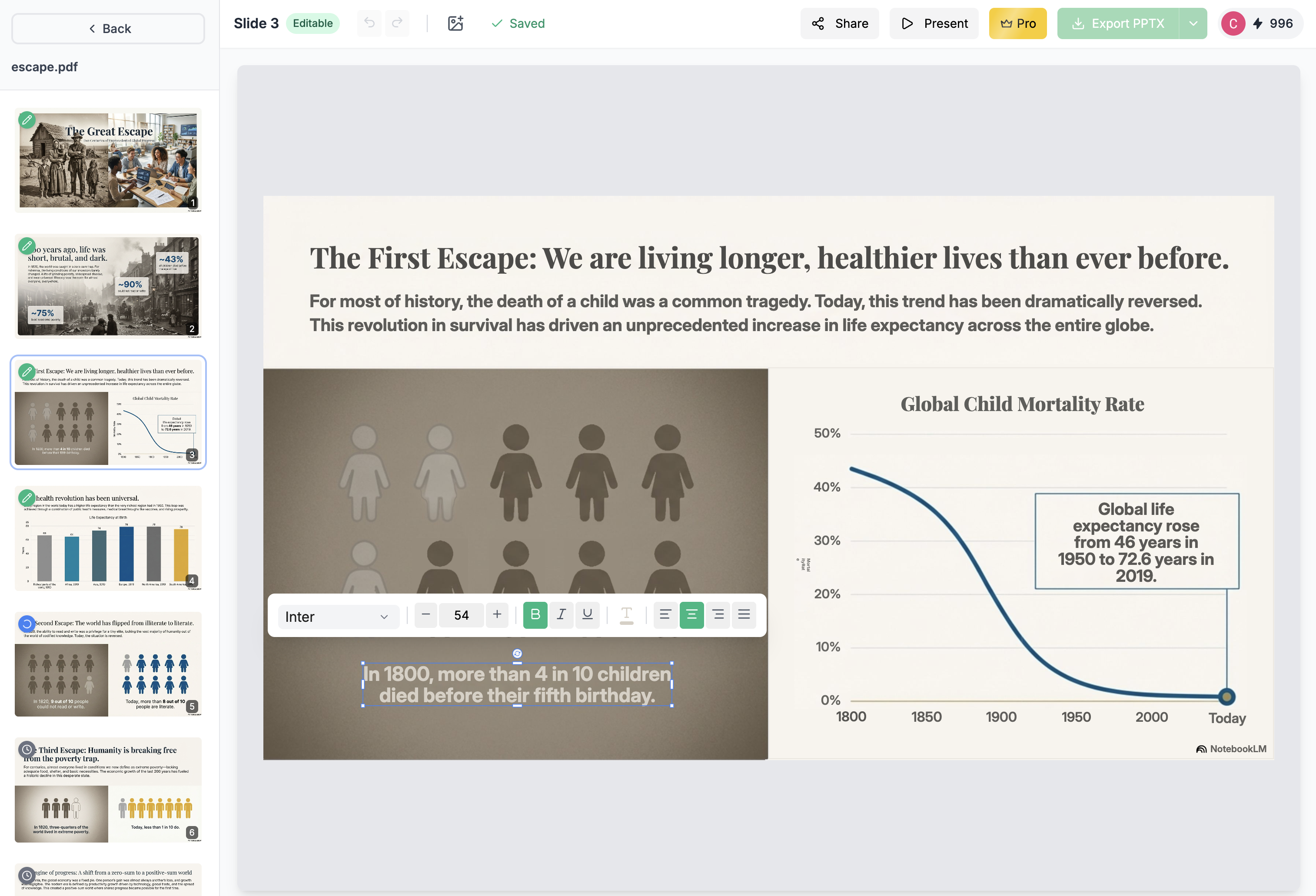 Codia AI NoteSlide - Screenshot 5 showing product features and functionality