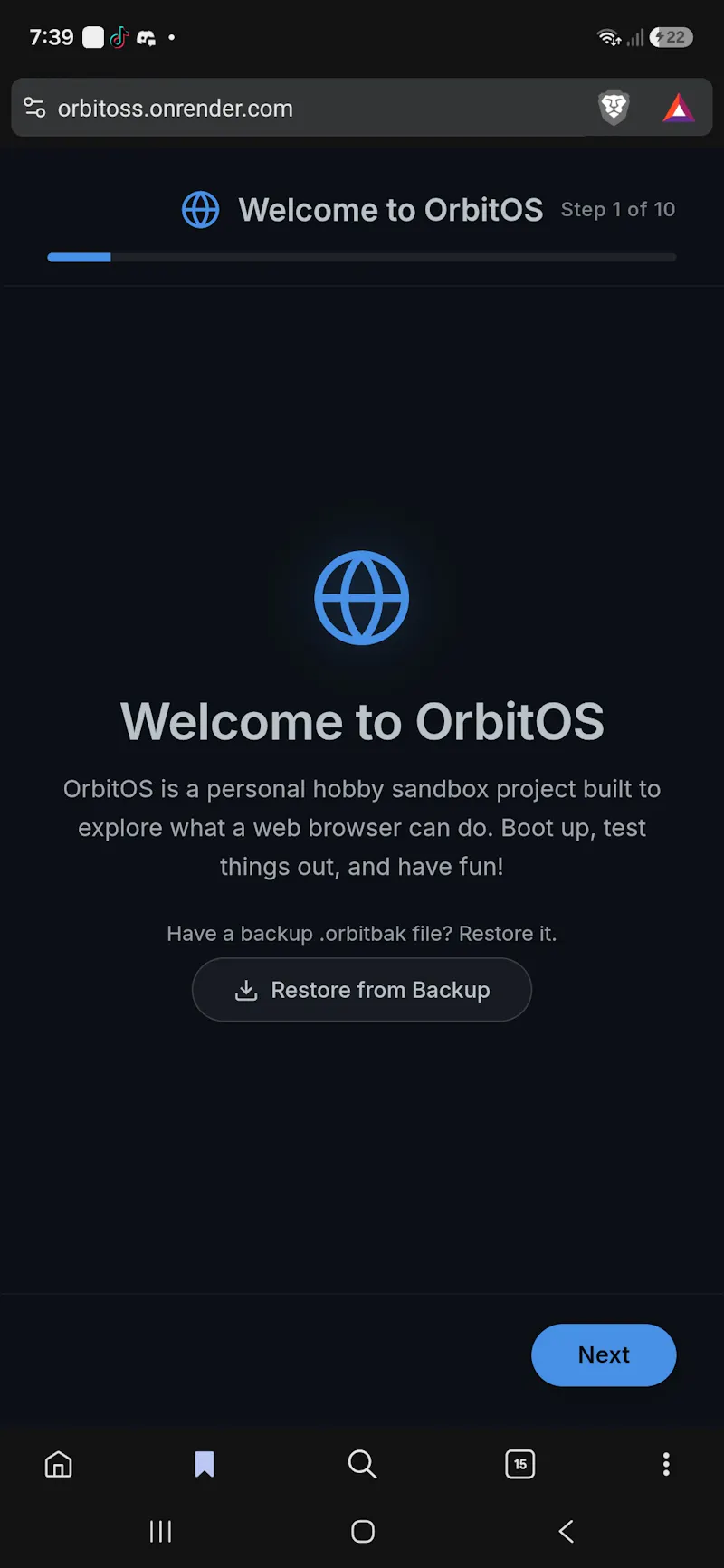 OrbitOS  screenshot 2