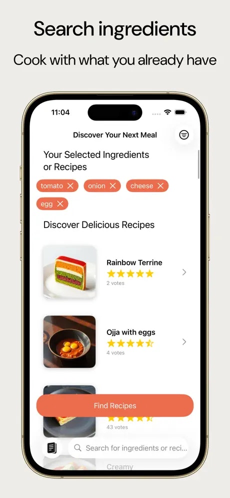 Foodix - Easy Recipes - Screenshot 5 showing product features and functionality