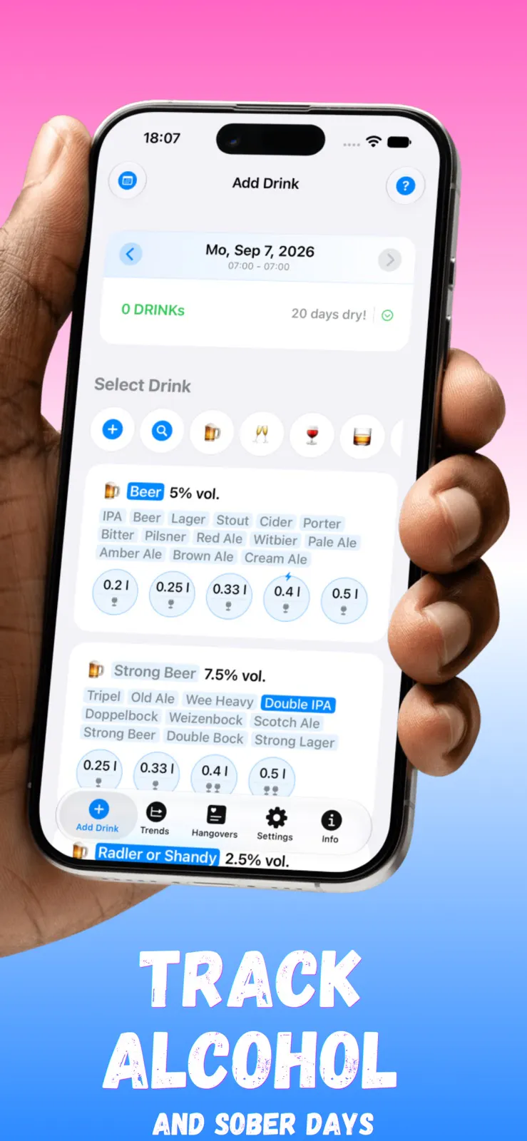 KaterZerro – Alcohol Tracker & Insights gallery image