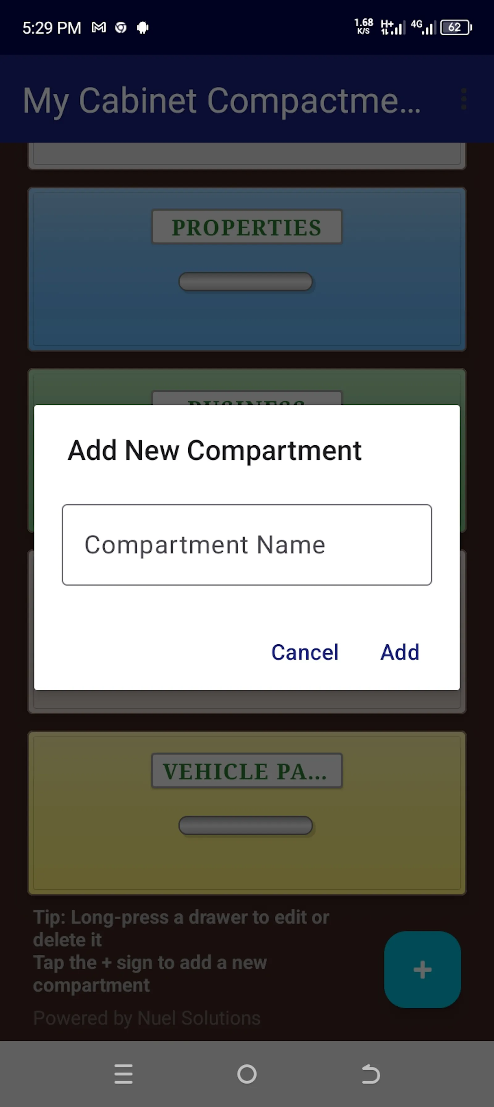 My Mobile Cabinet Android App screenshot 3