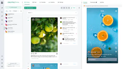 Onlypult - to work with social media gallery image
