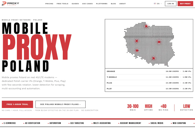 Proxy Poland screenshot 2