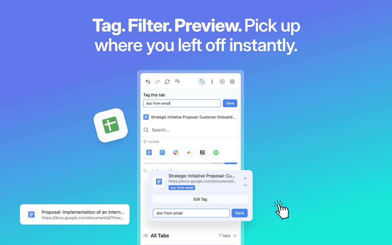 Newtab - Screenshot 3 showing product features and functionality