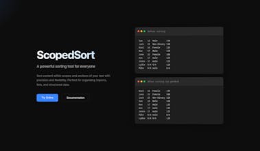 Scoped Sort gallery image