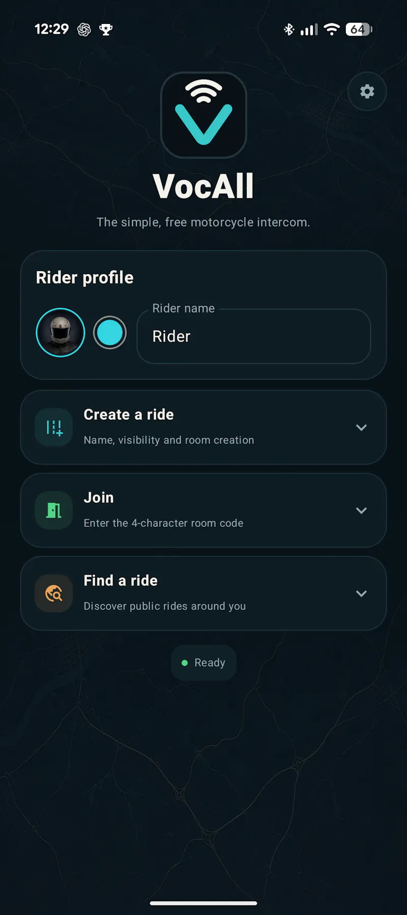 VocAll - Free Motorcycles Intercom screenshot 3