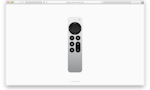 Apple TV Remote made with CSS image