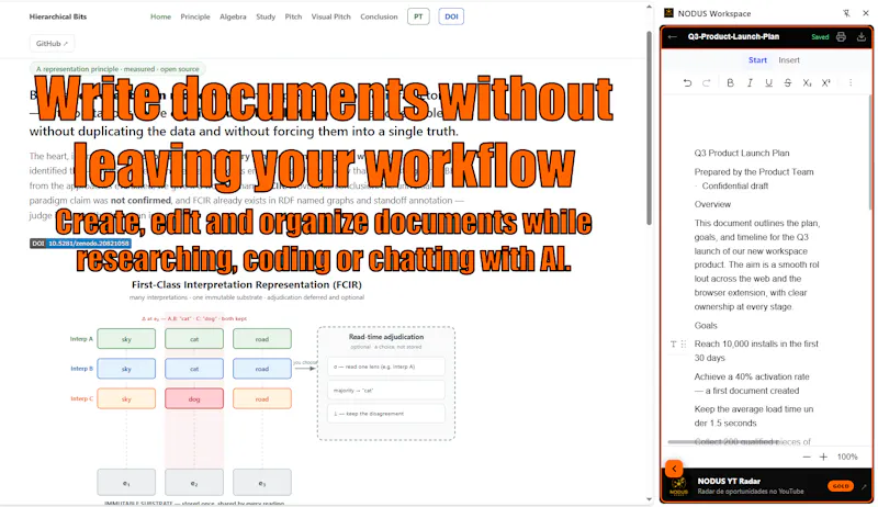 NODUS Workspace screenshot 3