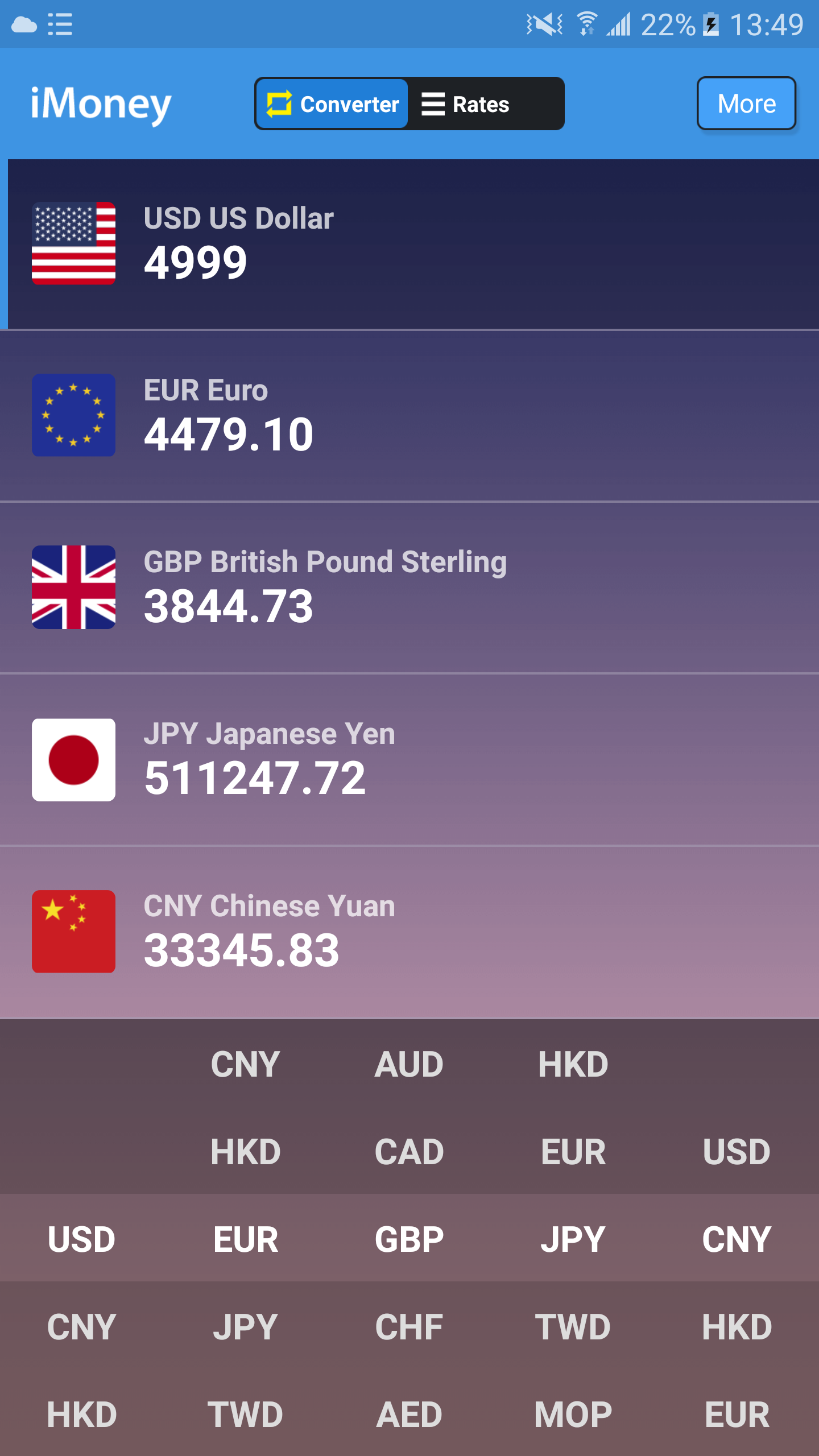 iMoney - Currency Converter for Android gallery image