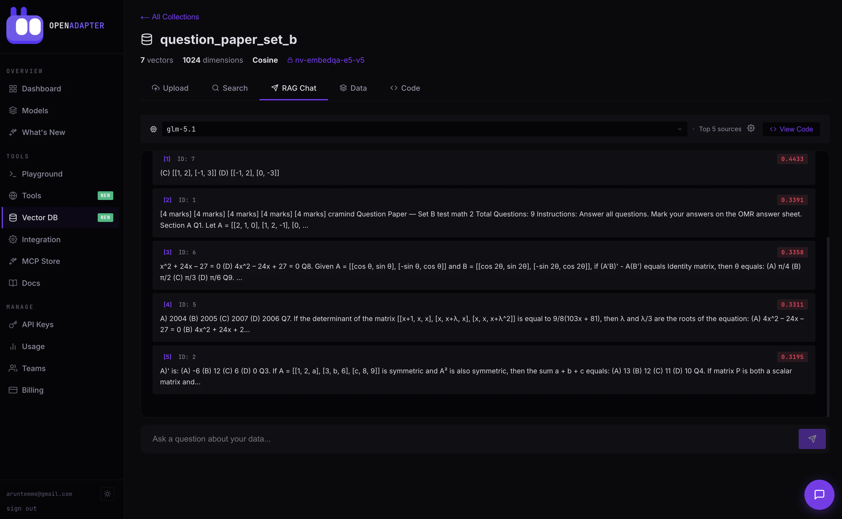 OpenAdapter - Search, Scrape & Vector DB screenshot 3