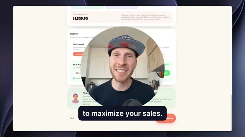 Flip Ads screenshot 1 (video preview)