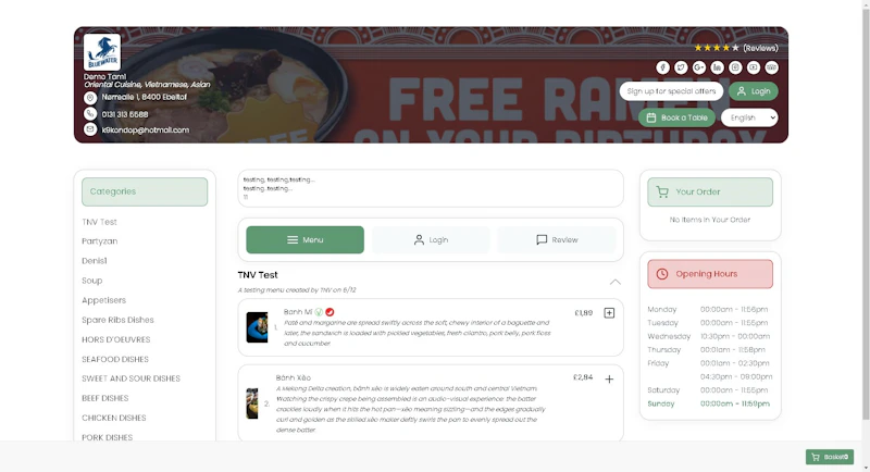 Food-Ordering.com screenshot 2