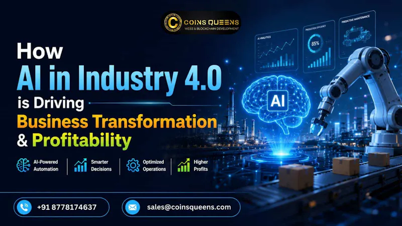 Ai in industry 4.0 | CoinsQueens screenshot 1