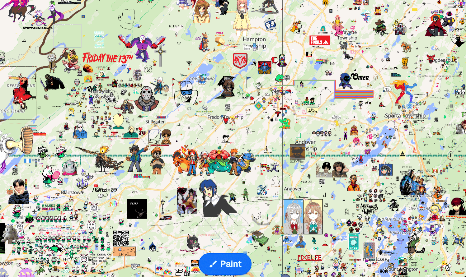 Média Wlace en direct - La plus grande plate-forme d'art de pixel collaborative au monde 2