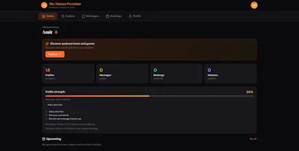 The Human Premium Podcast Matching tool gallery image