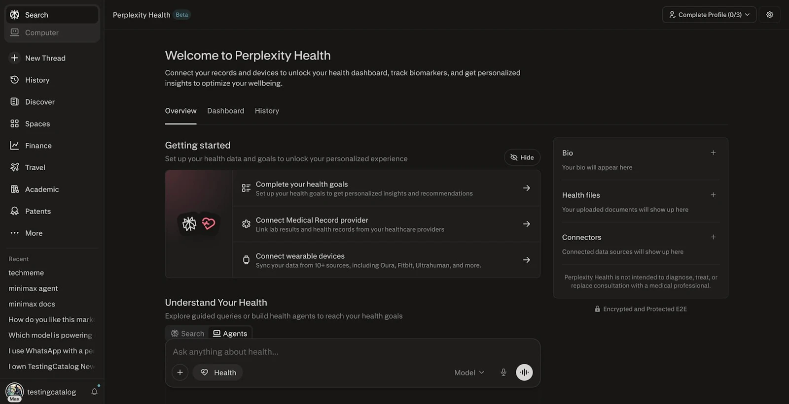 Perplexity Health screenshot 4