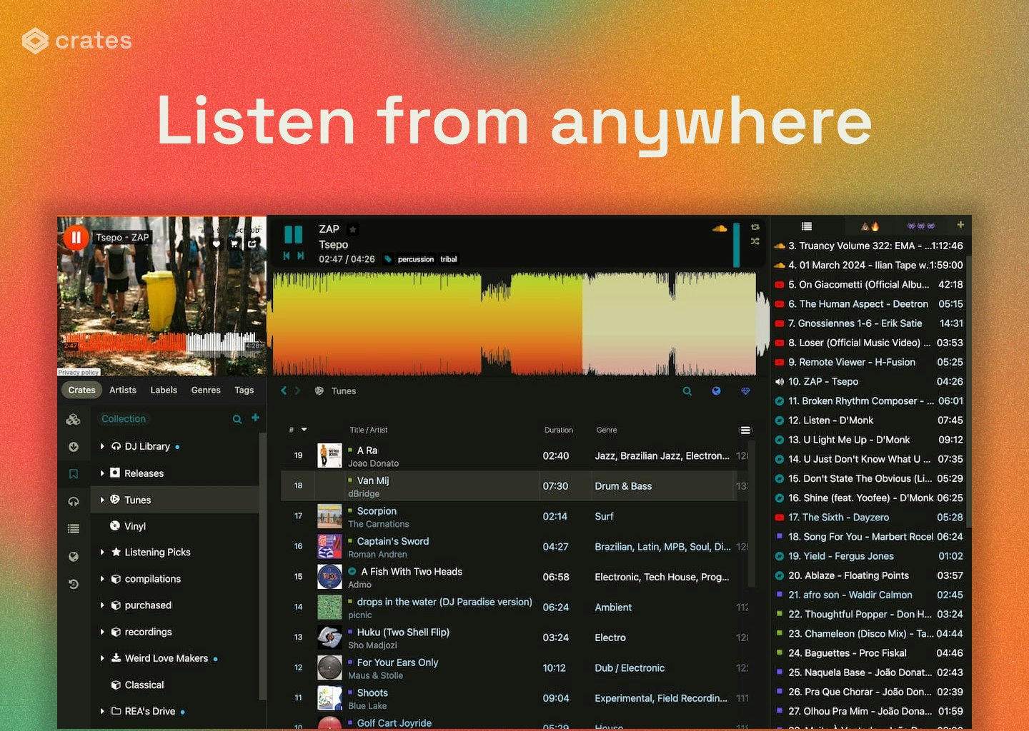 Crates Music App – 04