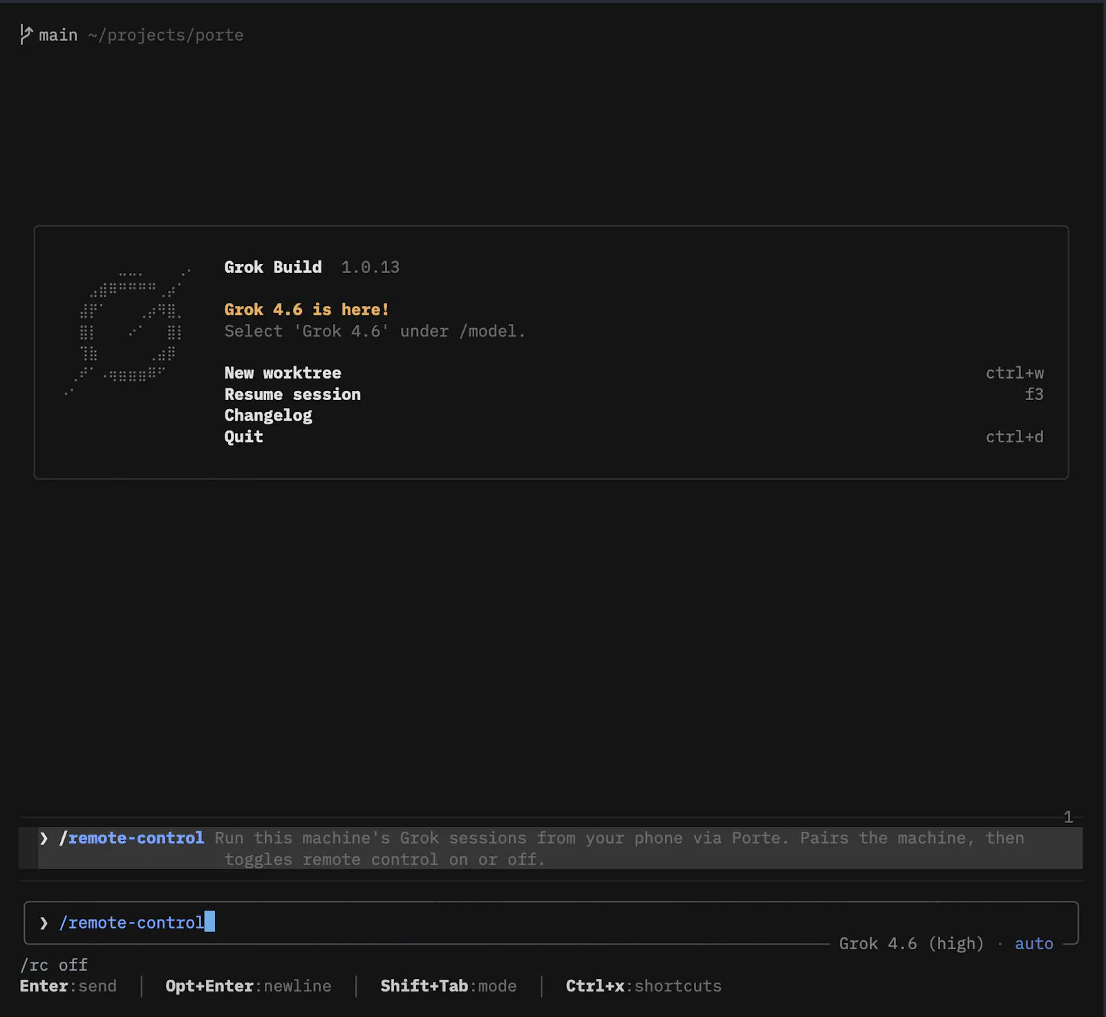 Porte screenshot 2