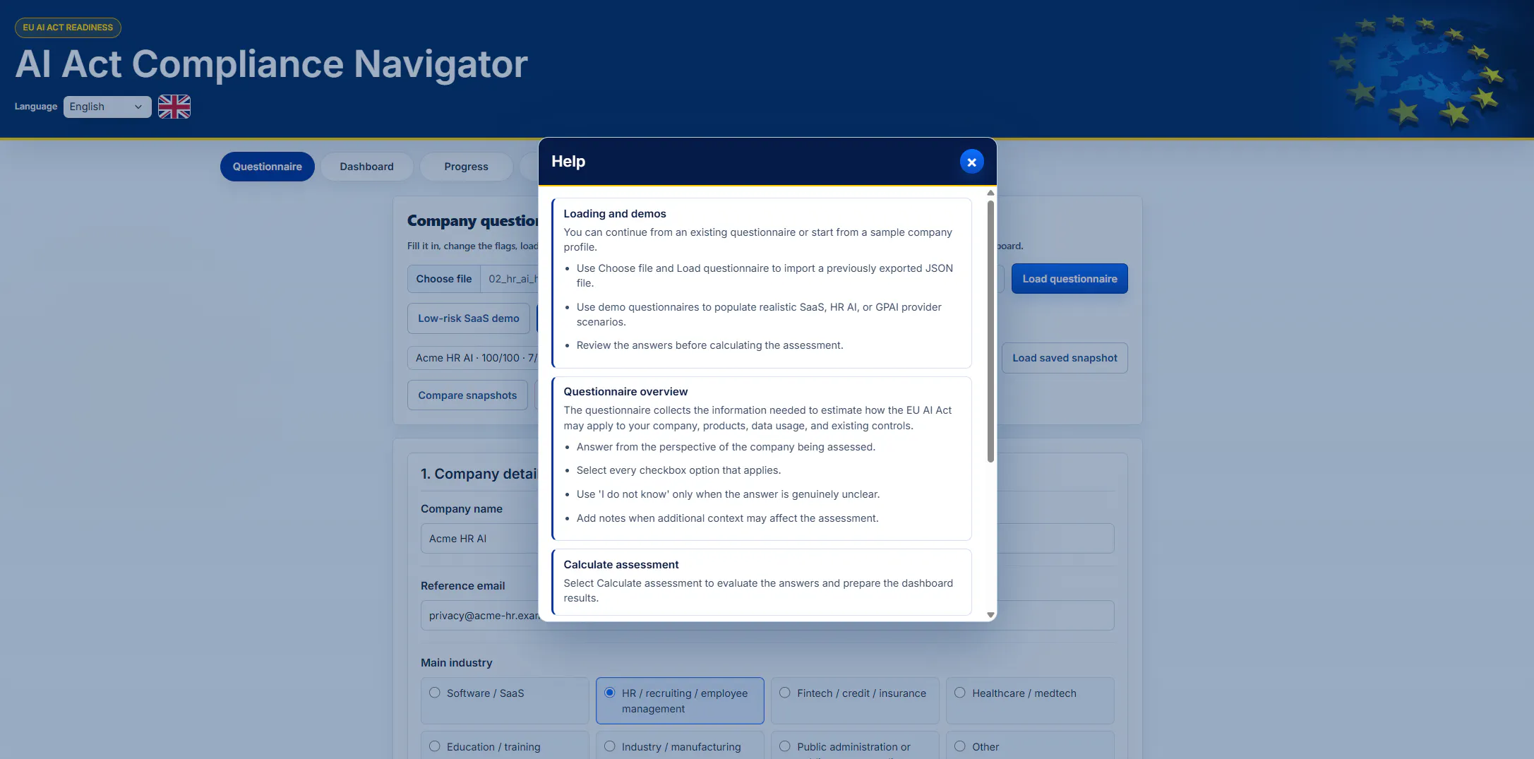 AI Act Compliance Navigator gallery image