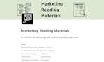 Marketing Reading Materials image