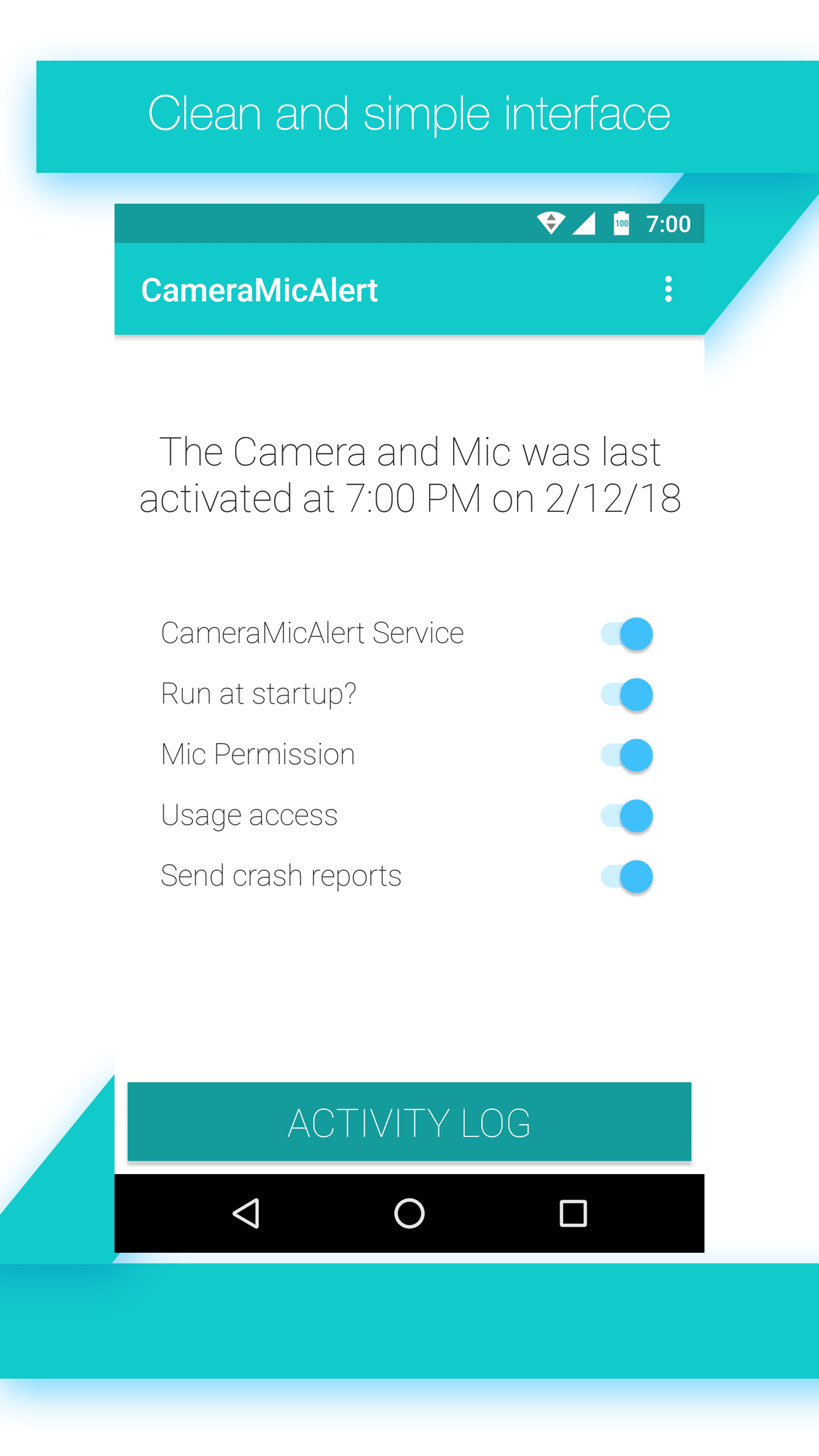 CameraMicAlert gallery image