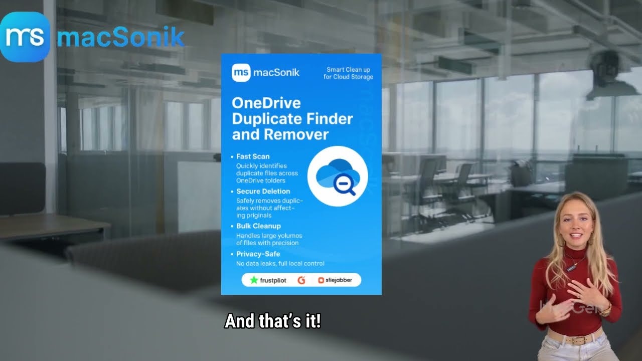 MacSonik OneDrive Duplicate Remover gallery image