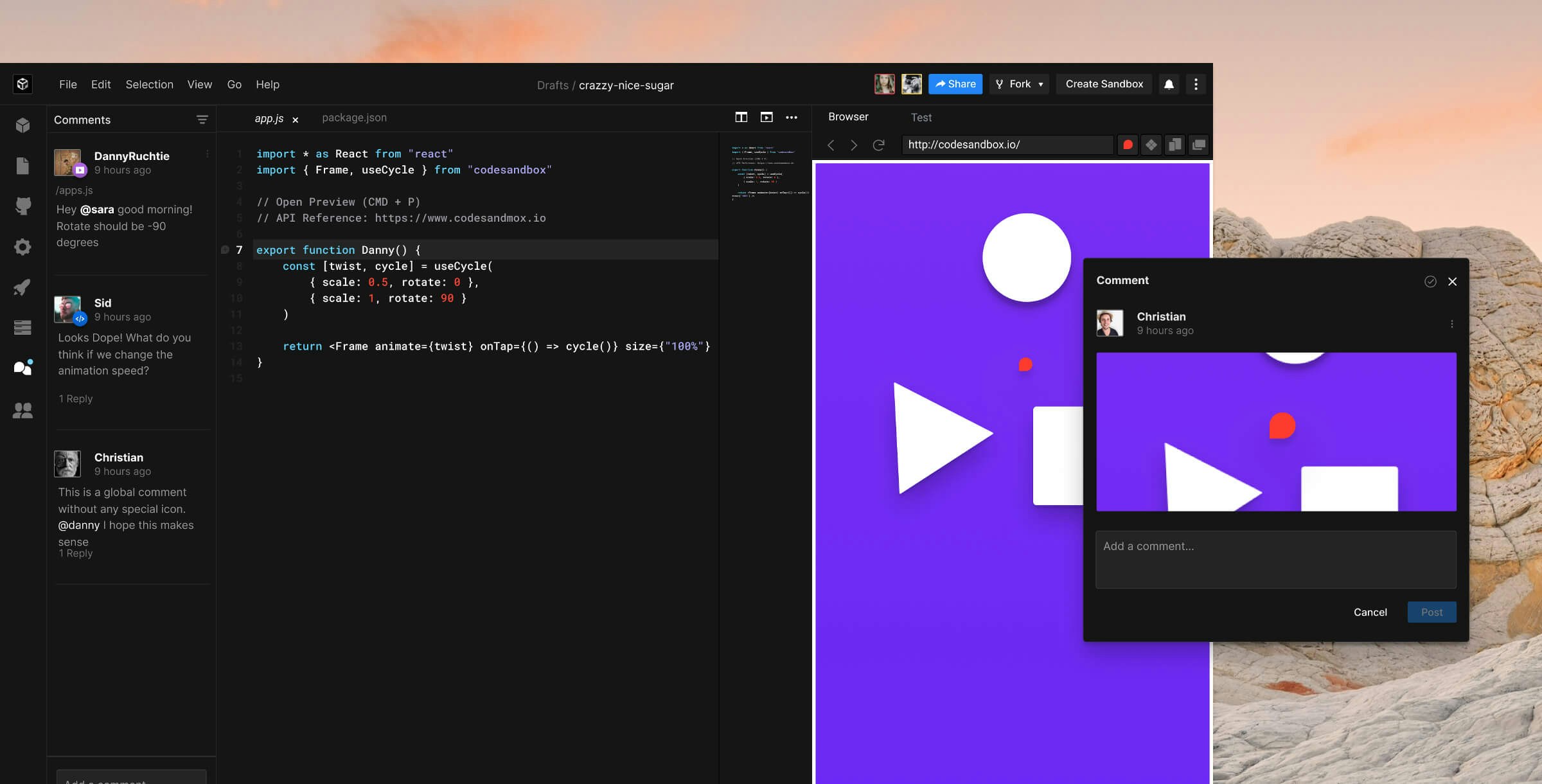 CodeSandbox Image