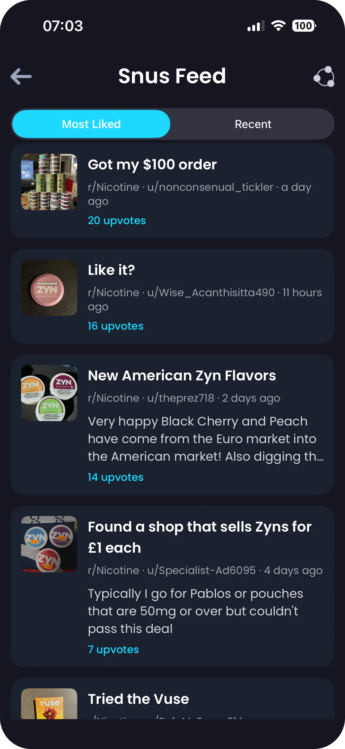Breezer: Social Snus App gallery image