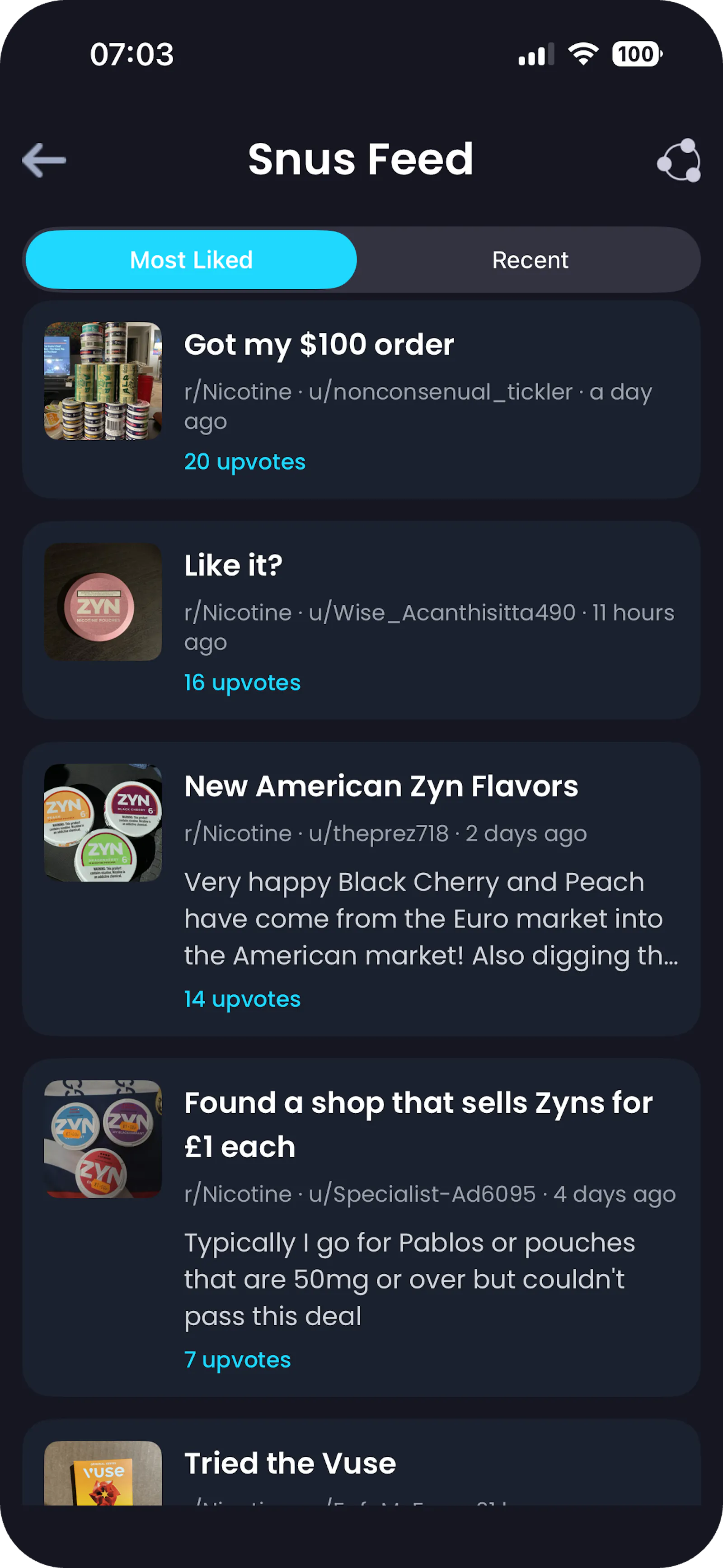 Breezer: Social Snus App screenshot 11
