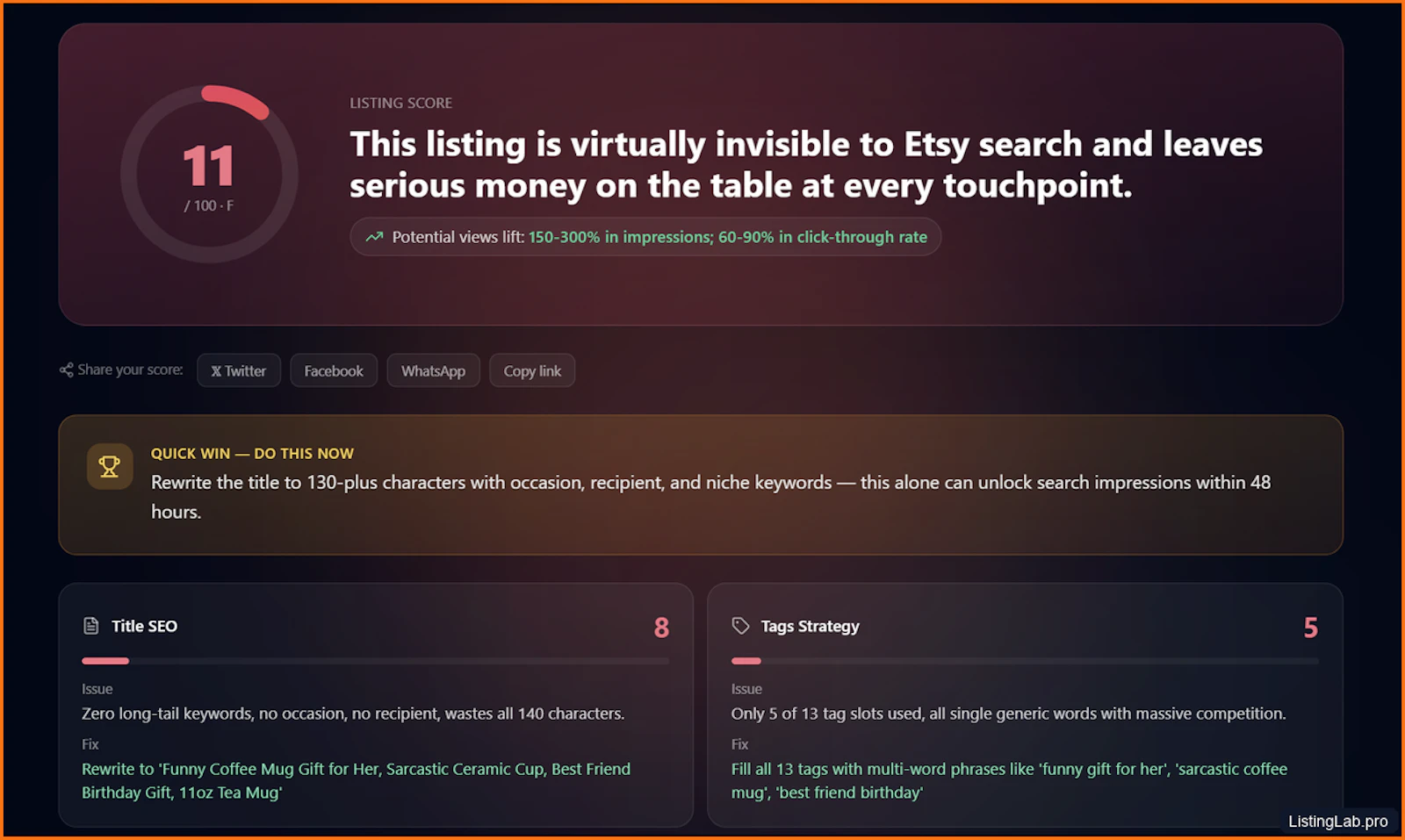ListingLab screenshot 3