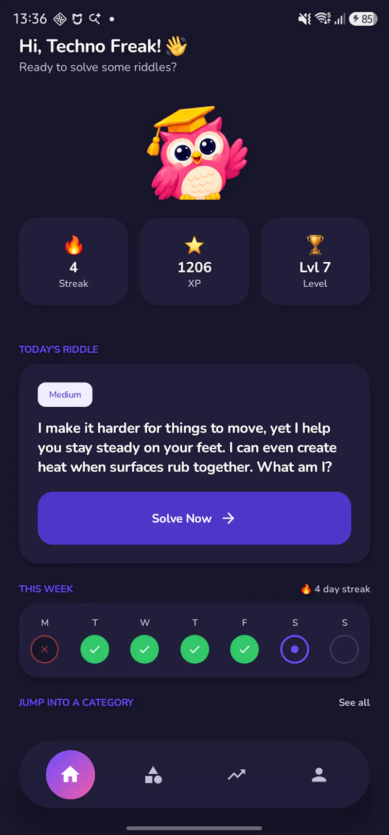 Learnie screenshot 1