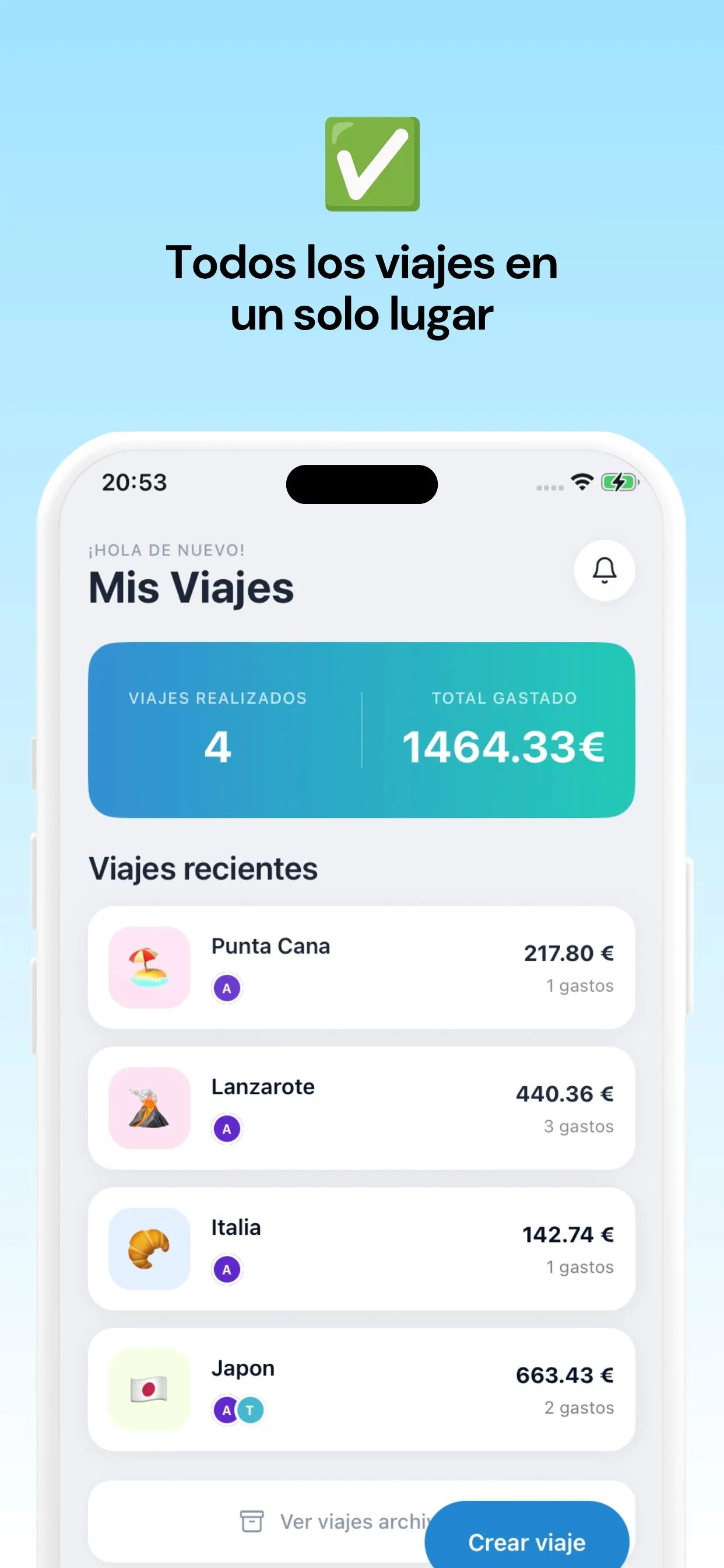 VayGo — La app de gastos para viajeros gallery image