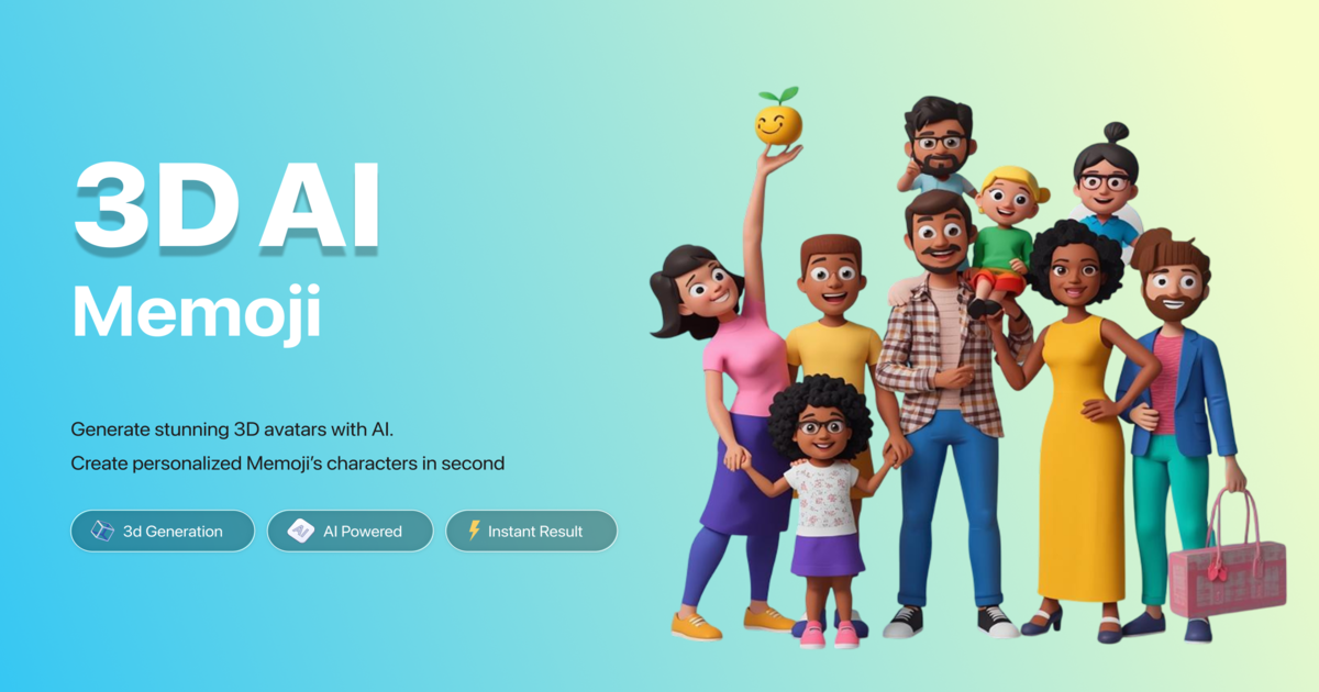 AIMemojis - Main screenshot showing features and interface